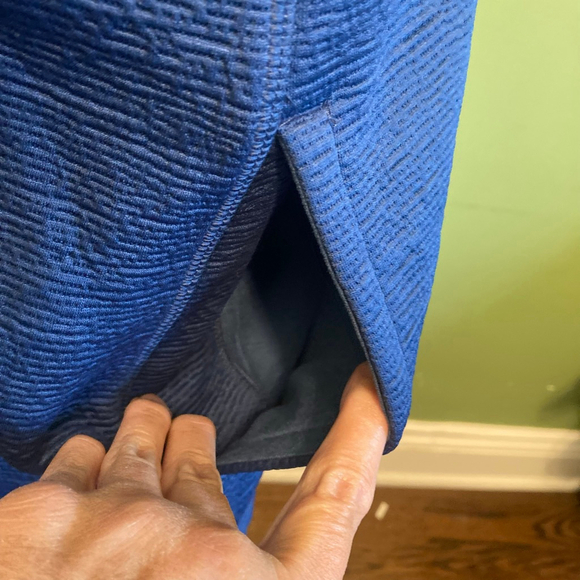 Women's Tuff Athletics Blue Cowl Neck Sweatshirt L - Picture 3 of 9